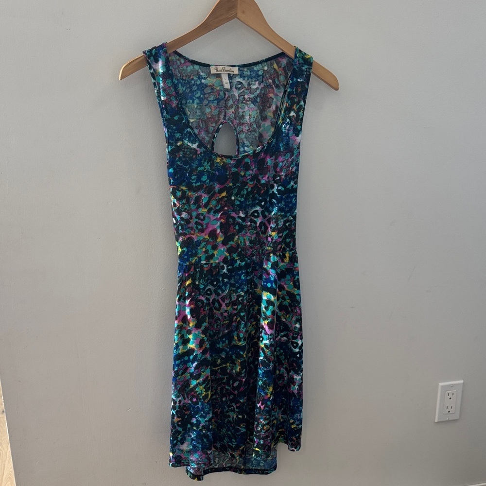 True Freedom Colorful Patterned Mini Dress